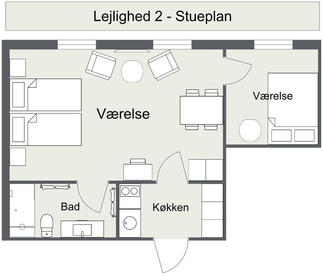 Aparthotel Lerbaek Hovedgaard Frederikshavn Exterior foto